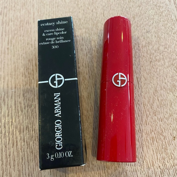 ⛔️Sold⛔️Giorgio Armani Ecstasy Shine Lipstick #300 Play 3g - Picture 3 of 4